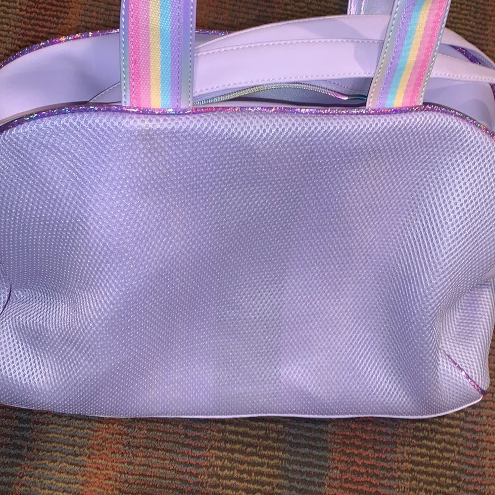 Girl's OMG Accessories Love Tie Dye‎ Duffle Bag - Purple